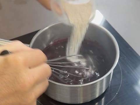 Entremets ai mirtilli, cioccolato e vaniglia - 6