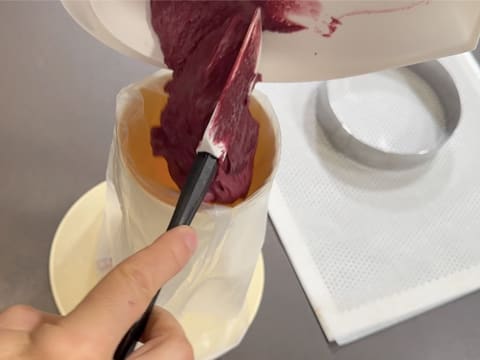 Entremets ai mirtilli, cioccolato e vaniglia - 89