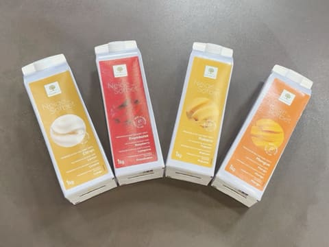 Ghiaccioli al limone, lampone e mango - 1