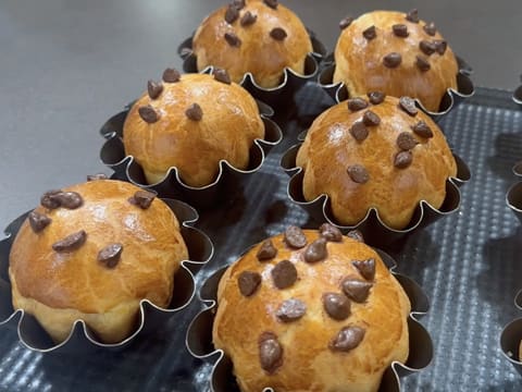 Mini brioche con gocce di cioccolato - 38