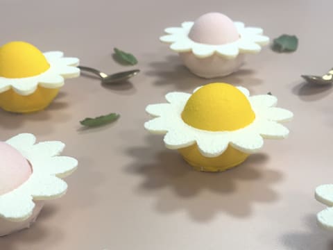 Mini entremets al limone e fragola - 132