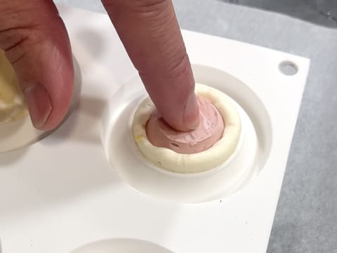 Mini entremets al limone e fragola - 91