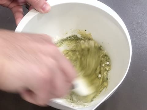 Mini entremets al rabarbaro, litchi e tè matcha - 33