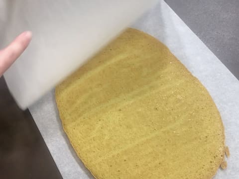 Mini entremets al rabarbaro, litchi e tè matcha - 70
