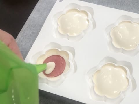Mini entremets al rabarbaro, litchi e tè matcha - 84