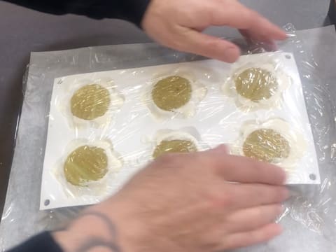 Mini entremets al rabarbaro, litchi e tè matcha - 87