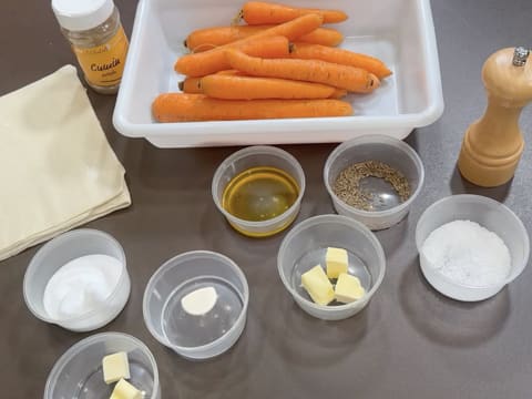 Mini tatin di carote al cumino e miele - 1