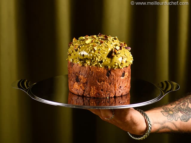 Panettone al pistacchio