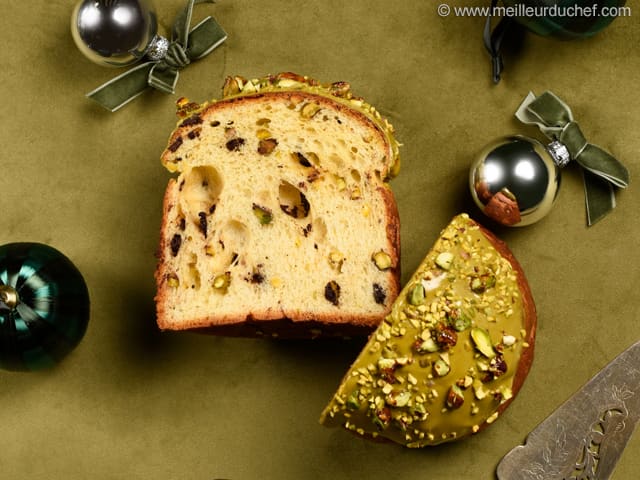 Panettone al pistacchio