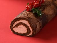 Tronchetto di Natale al marrone e cioccolato