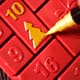 Tavoletta Calendario dell'Avvento cioccolato, arachidi e caramello al burro salato