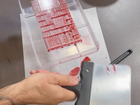 Tavoletta Calendario dell'Avvento cioccolato, arachidi e caramello al burro salato - 28