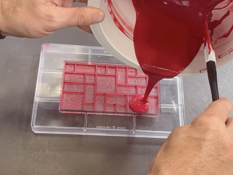 Tavoletta Calendario dell'Avvento cioccolato, arachidi e caramello al burro salato - 43