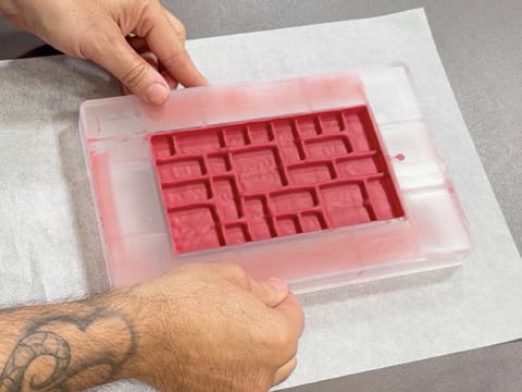 Tavoletta Calendario dell'Avvento cioccolato, arachidi e caramello al burro salato - 68