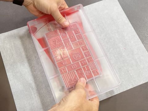 Tavoletta Calendario dell'Avvento cioccolato, arachidi e caramello al burro salato - 94