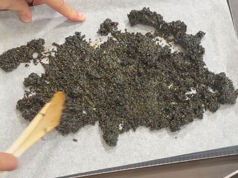 Tronchetto di Natale all'Ananas, Cocco e Pralinato al Sesamo Nero - 12