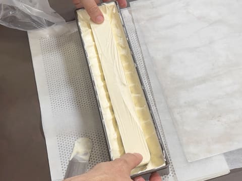 Tronchetto di Natale all'Ananas, Cocco e Pralinato al Sesamo Nero - 130