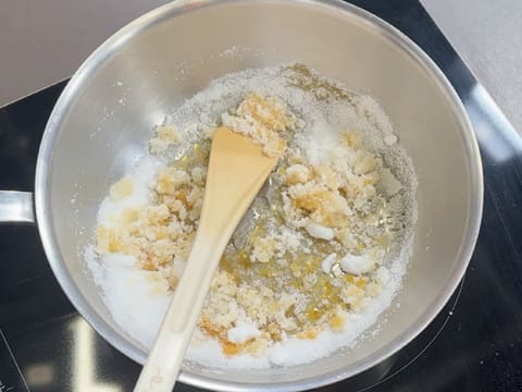 Tronchetto di Natale all'Ananas, Cocco e Pralinato al Sesamo Nero - 5