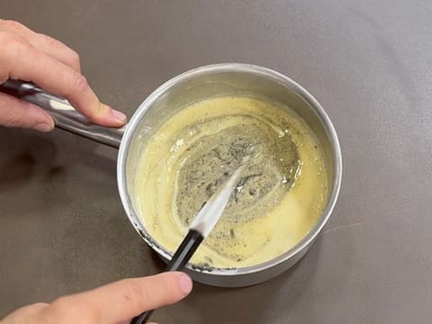 Tronchetto di Natale all'Ananas, Cocco e Pralinato al Sesamo Nero - 60