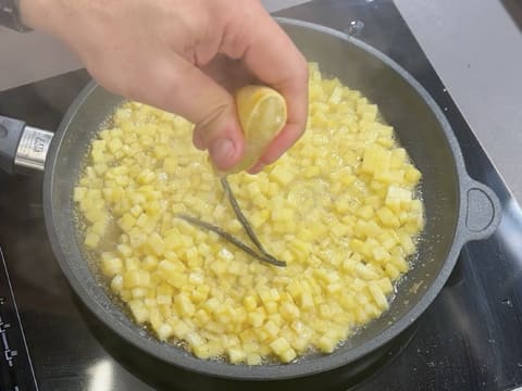 Tronchetto di Natale all'Ananas, Cocco e Pralinato al Sesamo Nero - 75