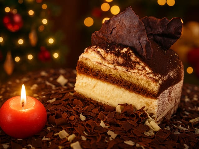 Tronchetto di Natale al Tiramisù