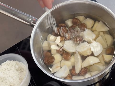 Trota confit con mousseline di topinambur - 6